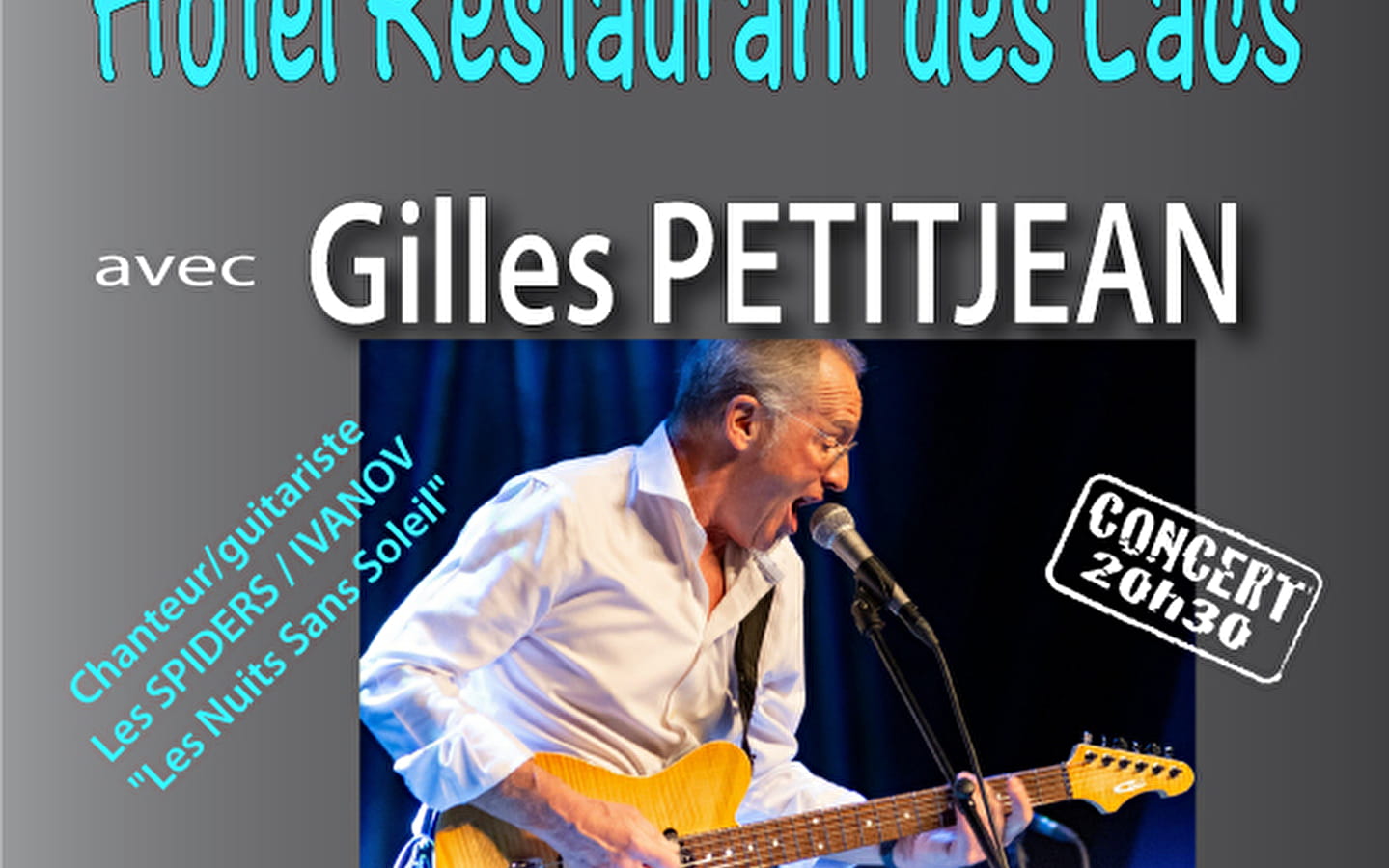 Concert avec Gilles Petitjean