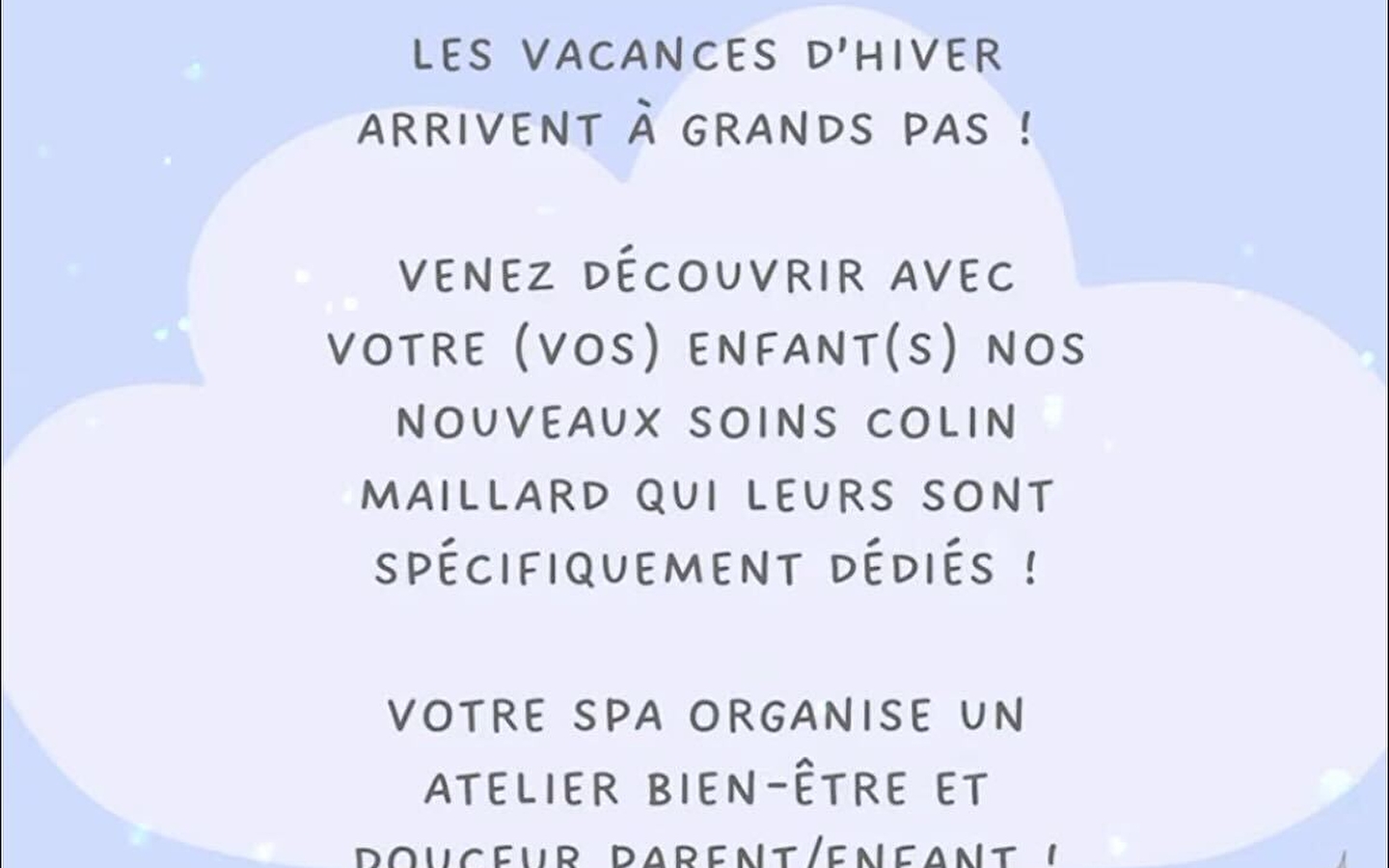 Atelier soin parent / enfant