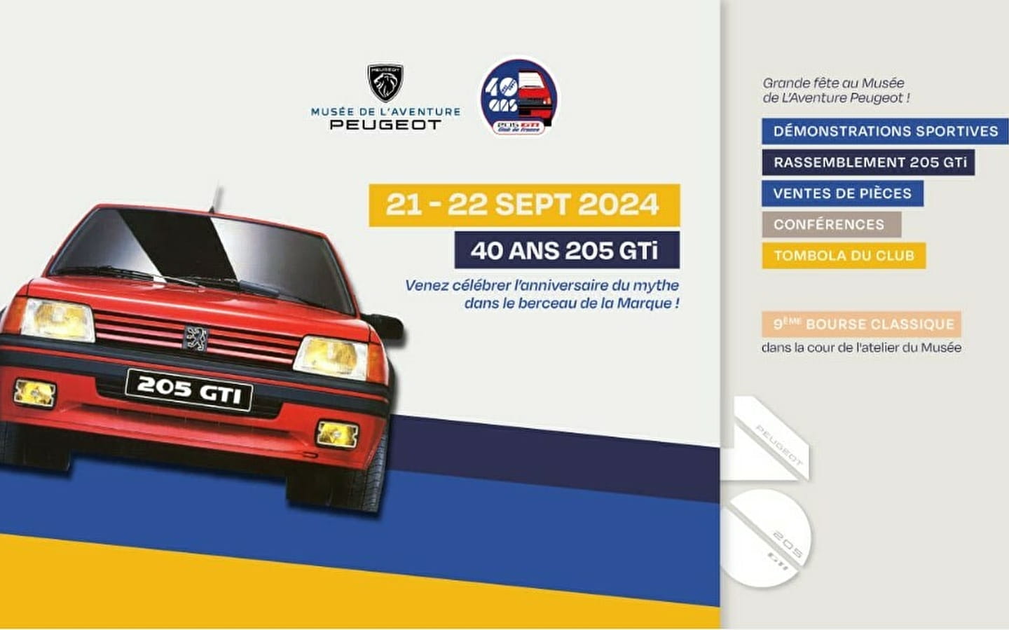 Musée de l'Aventure Peugeot : Grande Fête de la 205 GTi