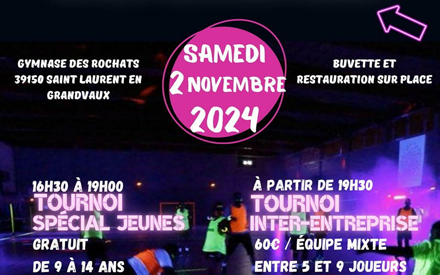 Tournoi fluo inter-entreprise