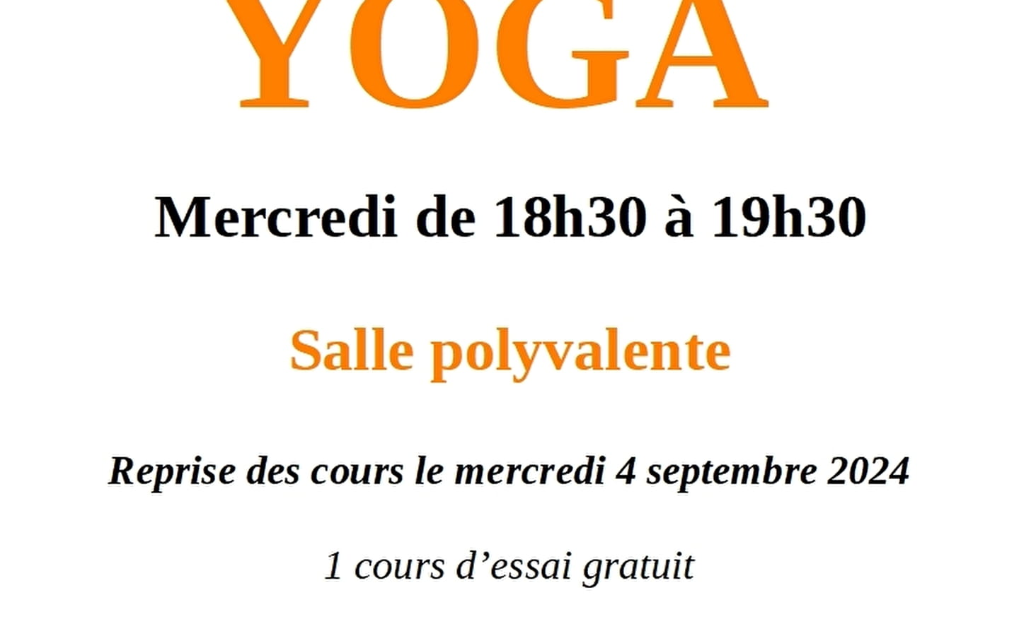 Cours de yoga sur Peyrieu - Valérie Hérault