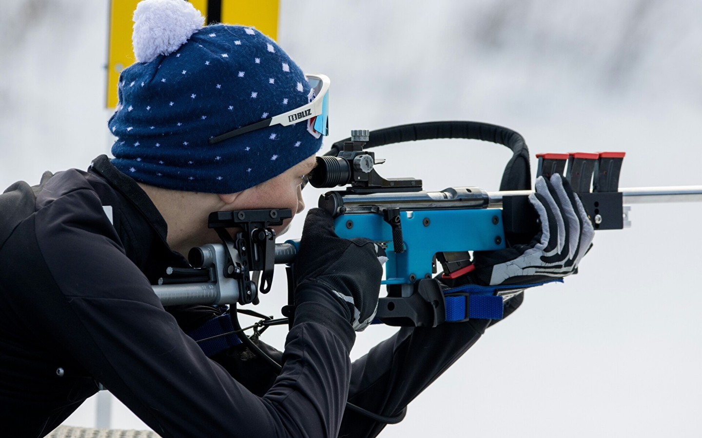 Ecole de ski du Haut-Jura - Les Moussières : Biathlon 