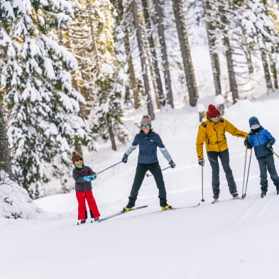 Escapade ski nordique à la station des Rousses