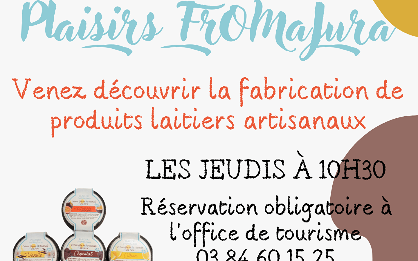 Visite guidée de l'atelier Plaisirs FrOMaJura