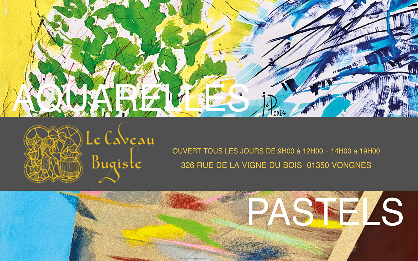 Aquarelles et pastels : exposition de Jean Percet