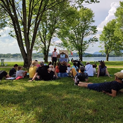 Evenement collectif 'dans les bras du Rhône'