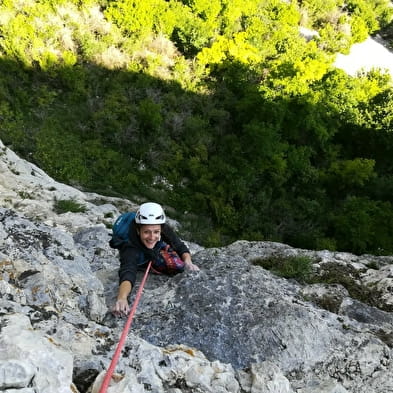 Escalade dans le Bugey (initiés) - avec Équilibre Vertical