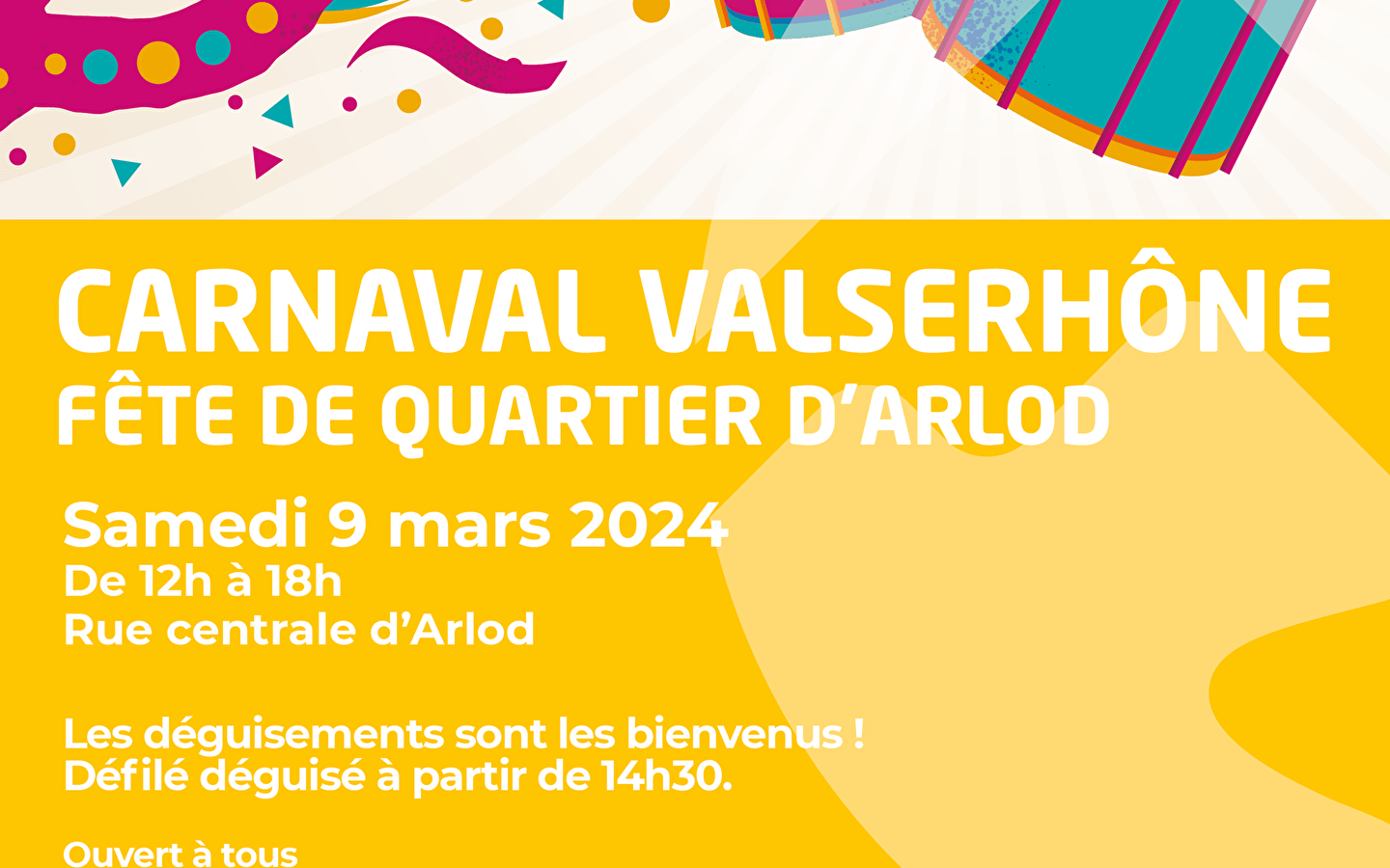 Carnaval Valserhône – Fête de quartier d’Arlod