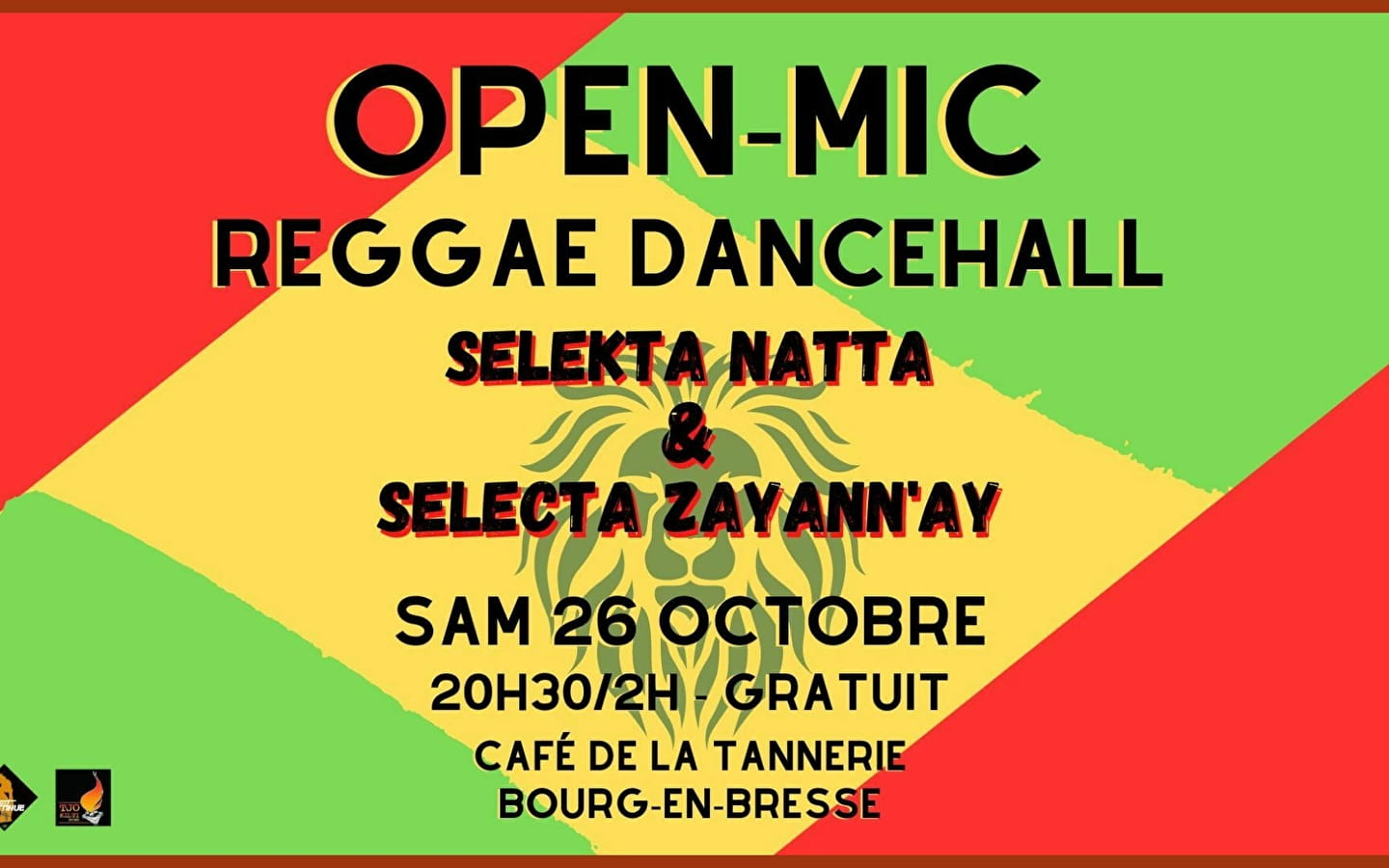 Open mic reggae dancehall