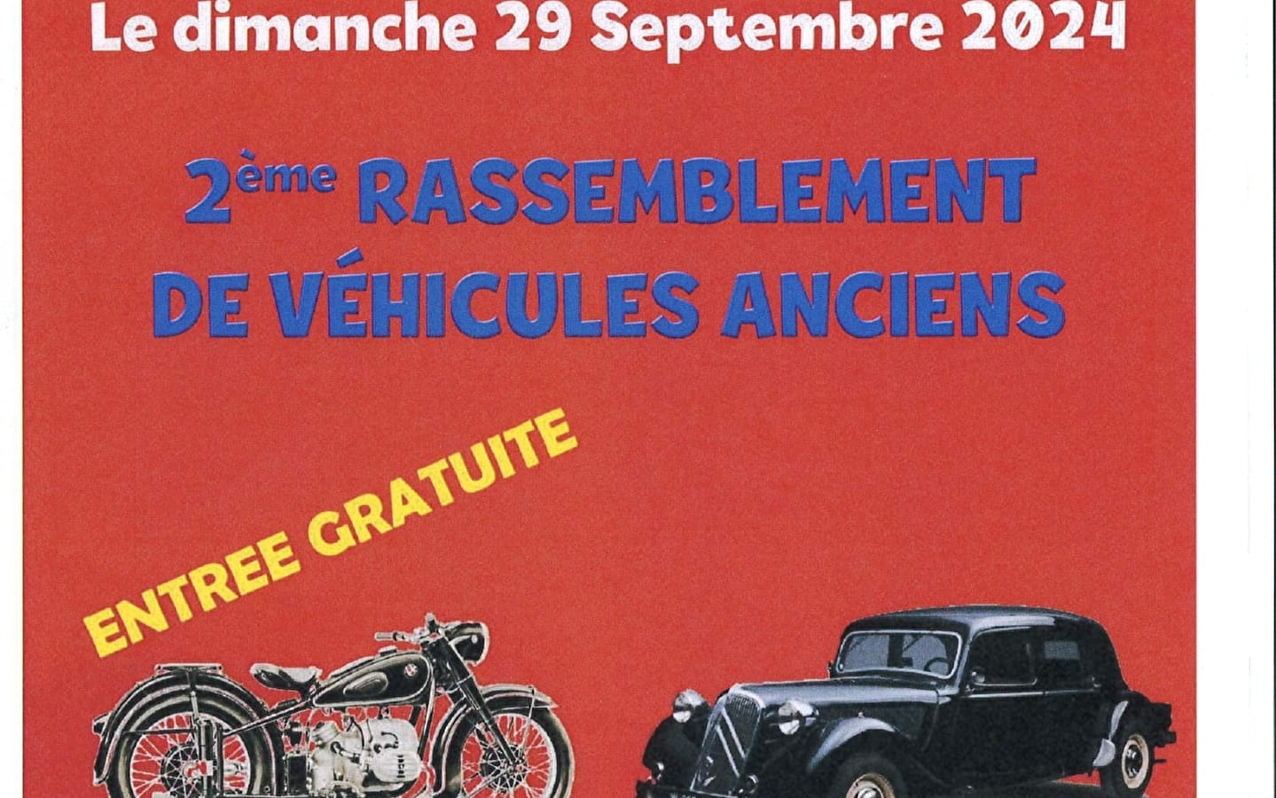 2e Rassemblement de véhicules anciens