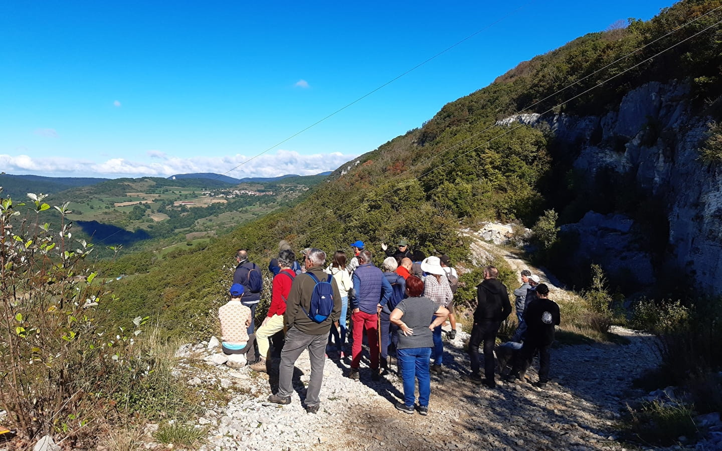 'Sur les traces des carriers' : visite de la carrière de Cerin :