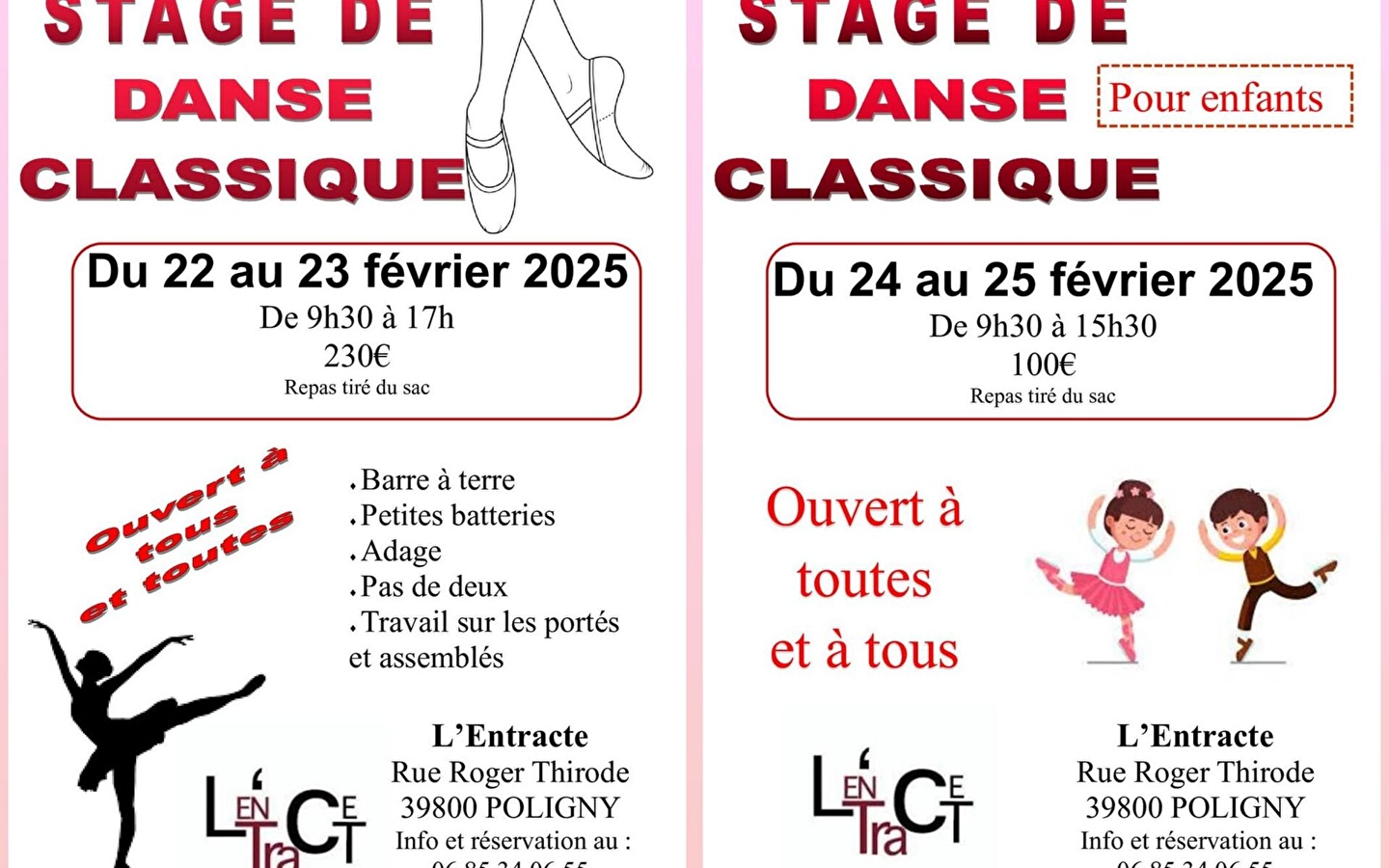 Stage de danse classique