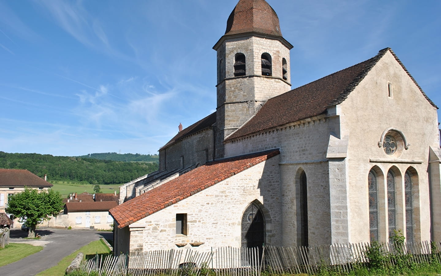 Visite de l'abbaye de Gigny