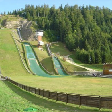 Autour des tremplins de Chaux-Neuve