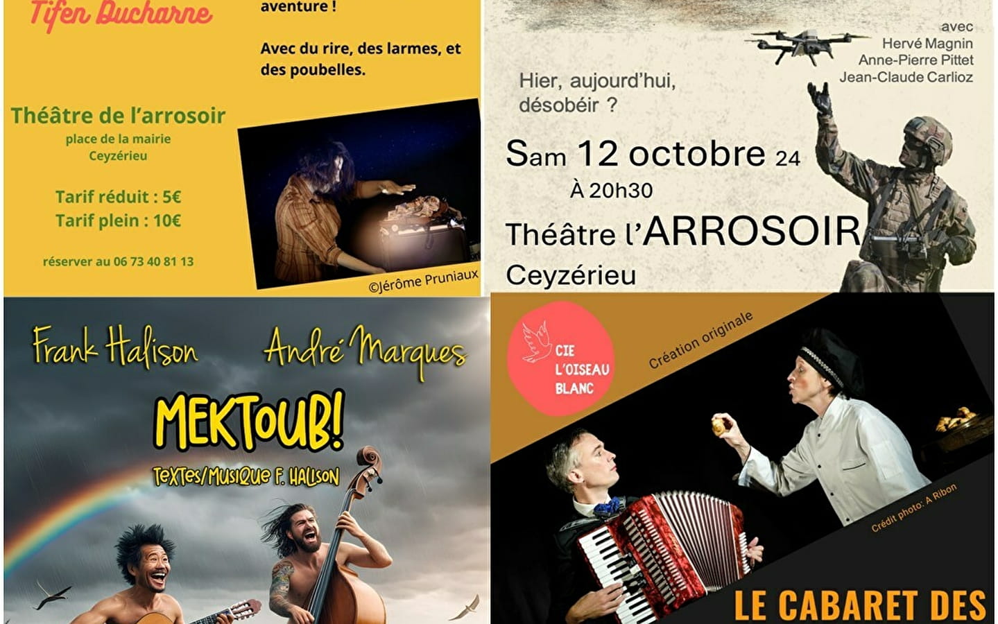 Spectacle théatral et musical 'Fraternisons'