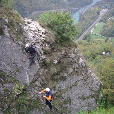 Via Ferrata avec Lézard des Bois