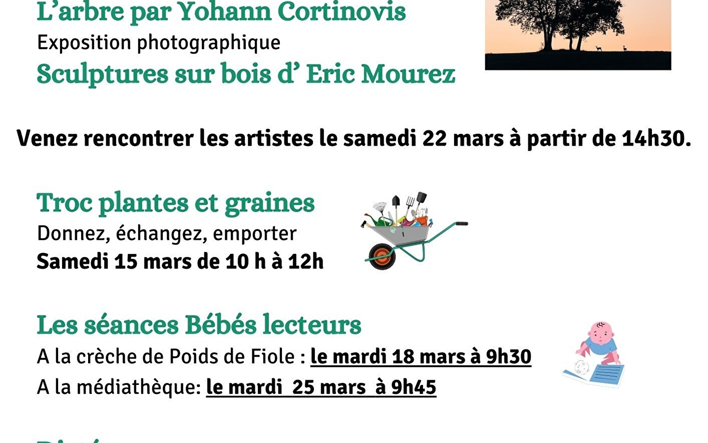 Exposition photographique : sculptures sur bois 