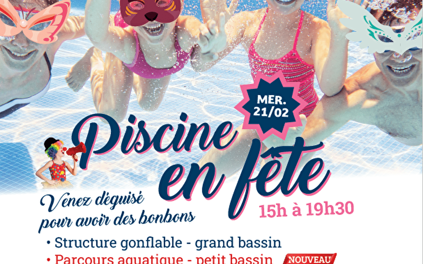 Piscine en fête !