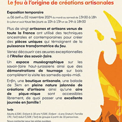 l'Atelier des savoir-faire : Exposition Prêts, Feu, Créez ! 