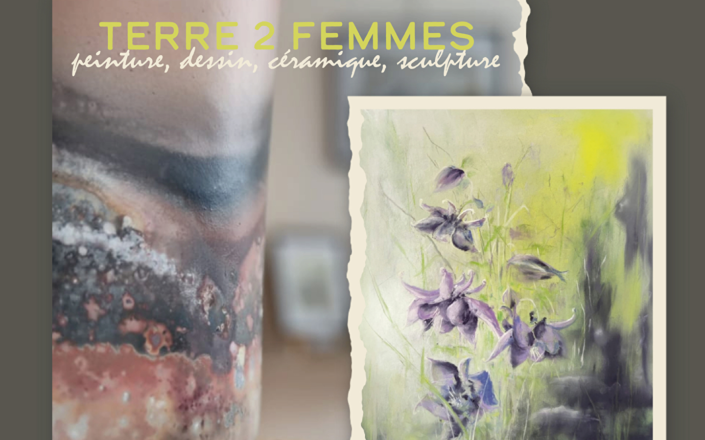 Ville de Saint-Claude - Exposition novembre 2024 : Florence Le Guennec & Lydie Broissand - Peinture, dessin, céramique & sculpture