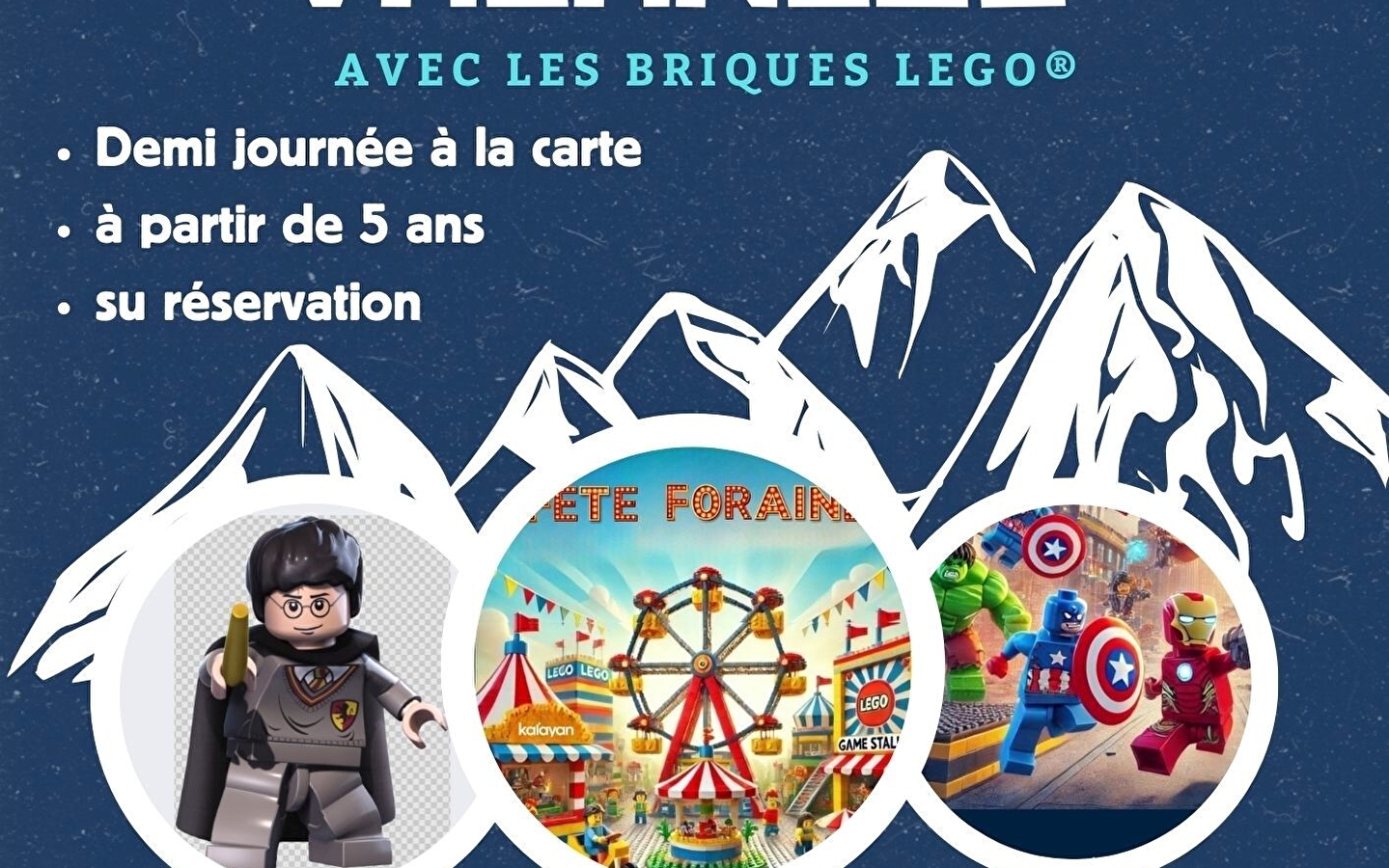 Atelier avec les briques LEGO