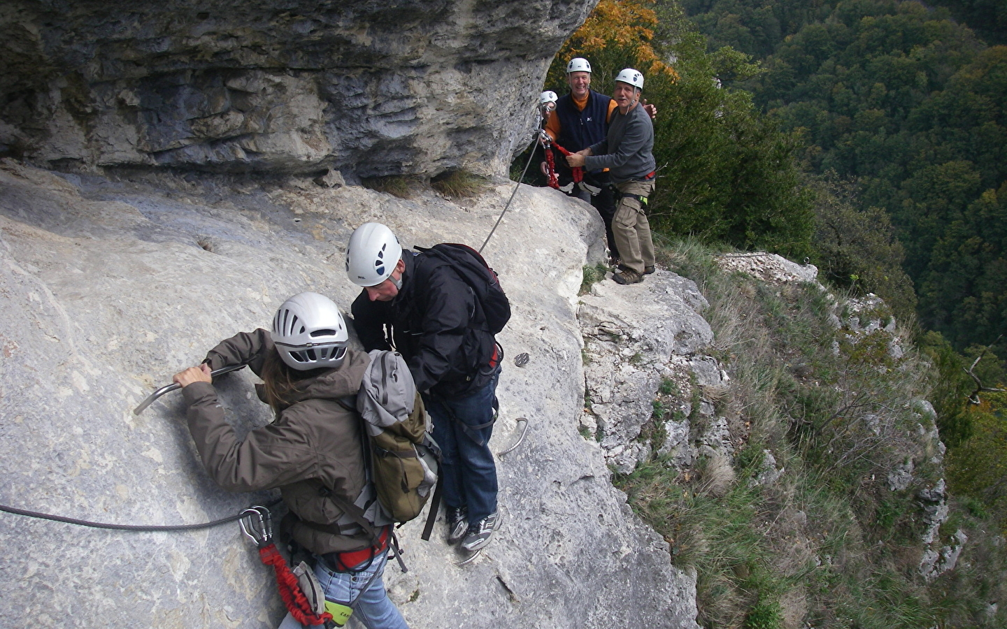 Via Ferrata avec Lézard des Bois